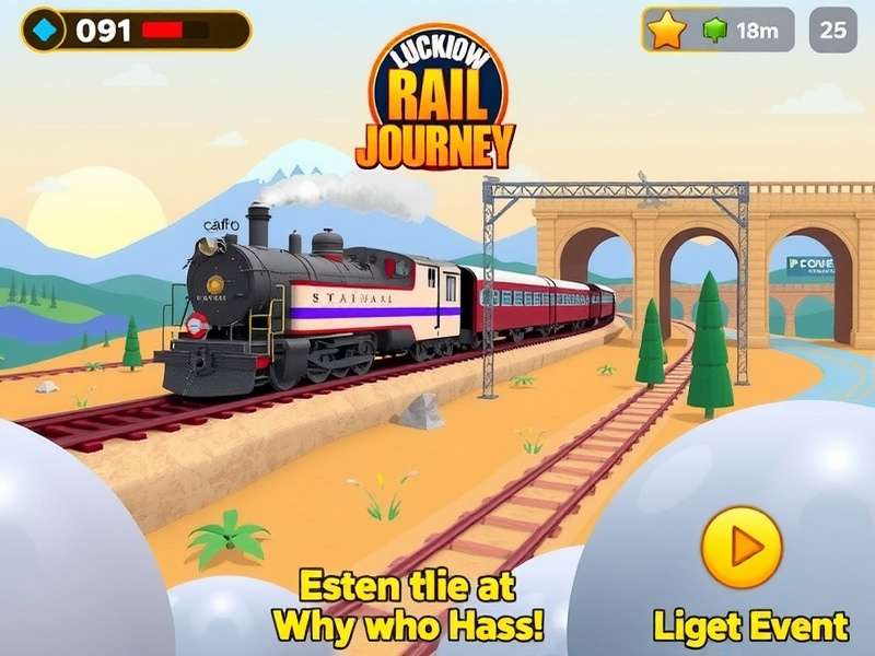 Lucknow Rail Journey Pro gameplay screenshot